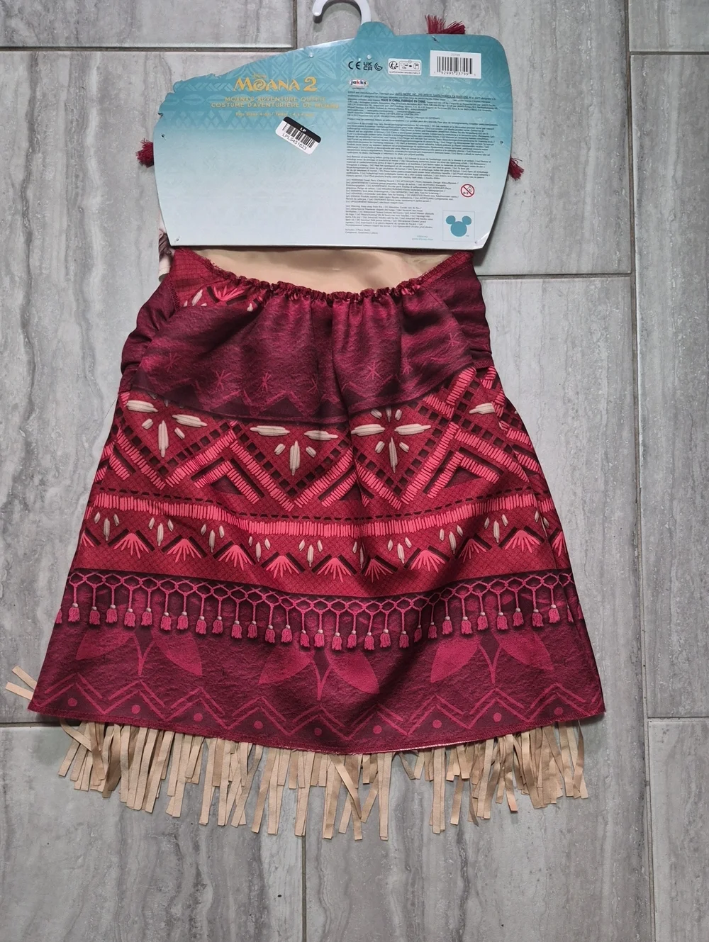 Disney Moana 2 Mona Adventure Outfit Size S/P (4-6)